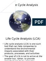 Life Cycle Analysis