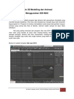 Basic 3D Modelling Dan Animasi Menggunakan 3DS MAX