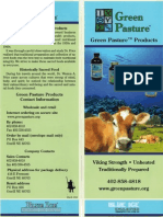 Green Pasture Brochure