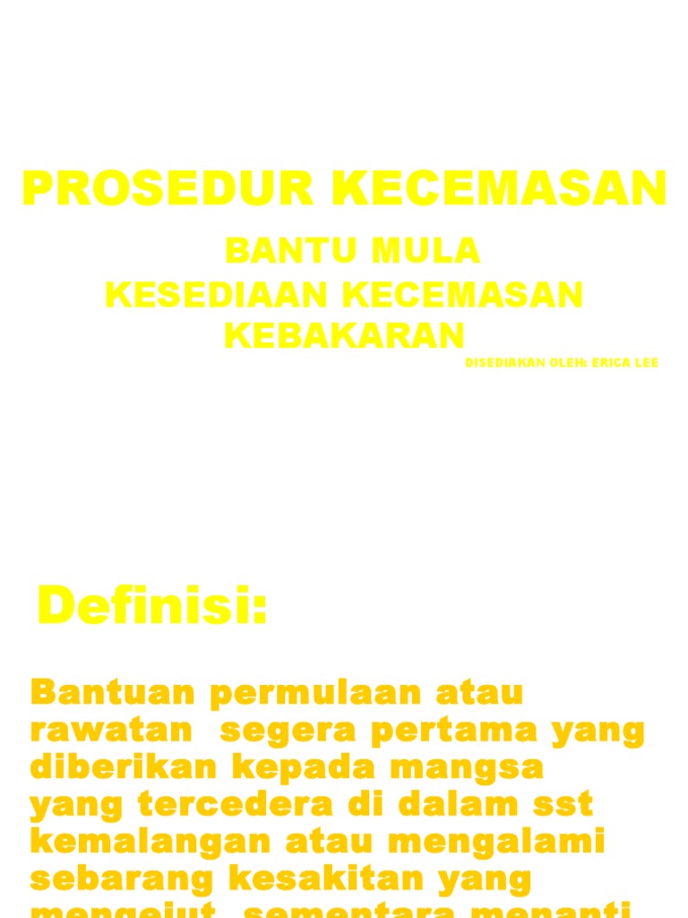 Pke 3023 Prosedur Kecemasan Pdf