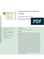 Environmental Cost-Benefit Analysis