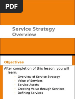 Chapter 2 & 3 - Service Strategy