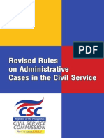 Revised Rules on Civil Services Cases