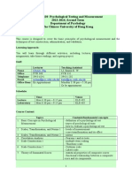 PSYC5120 Outline