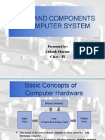 Parts and Components of Computer System