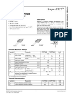 FCP7N60 N-channel Mosfet