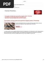 Como Aplicar Um Texto Sobre Uma Superfície Irregular Usando o Photoshop