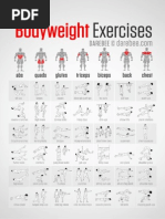 Bodyweight Exercises Chart