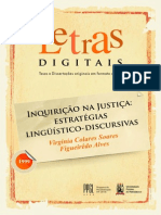 Inquirição Na Justiça. Estratégias Jurídico-discursivas - Virgínia Colares Soares F Alves