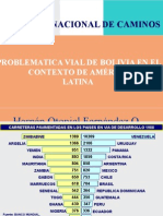 Problematica Vial Bolivia en Marco America Latina