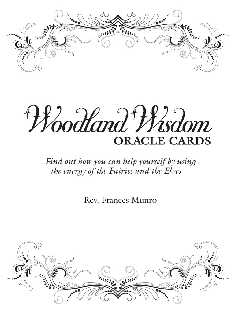 Woodland Wisdom Oracle Cards Booklet | PDF | Fairies | Wisdom