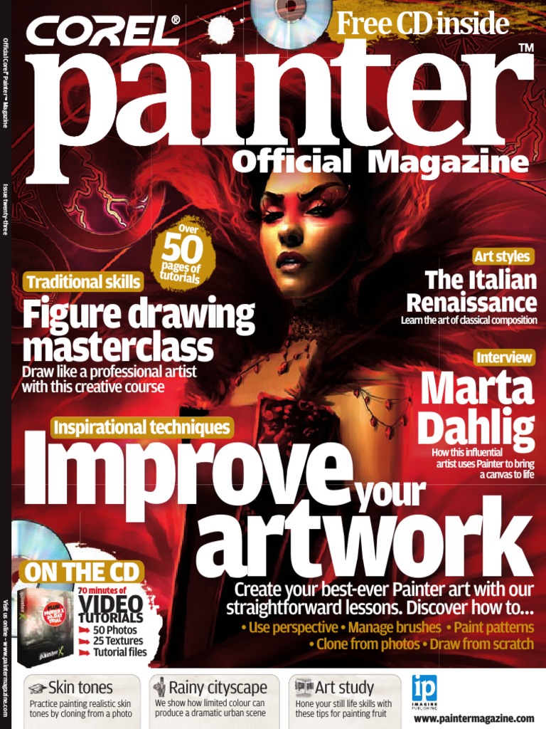 Corel Painter - 23 - Magazine, Art, Digital Painting, Drawing, Draw, 2d ...