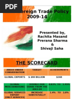 New Foreign Trade Policy 2009-14