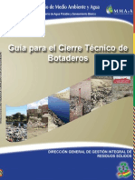 Guia para El Cierre Tecnico de Botaderos