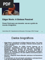 Edgar Morin a Sintese Possivel