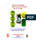 Vivekananda Kendra --Bio Gas Plant-Natural Resources Development Project (2001)