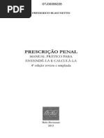 Índice - Prescrição Penal - Frederido Blasi Netto (2013)
