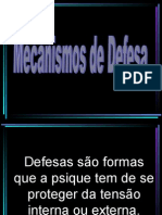 Defesas psíquicas e mecanismos de negação