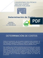 Determinación de Costos