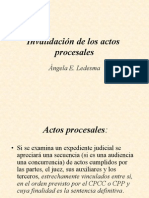 Validacion de Los Actos Procesales