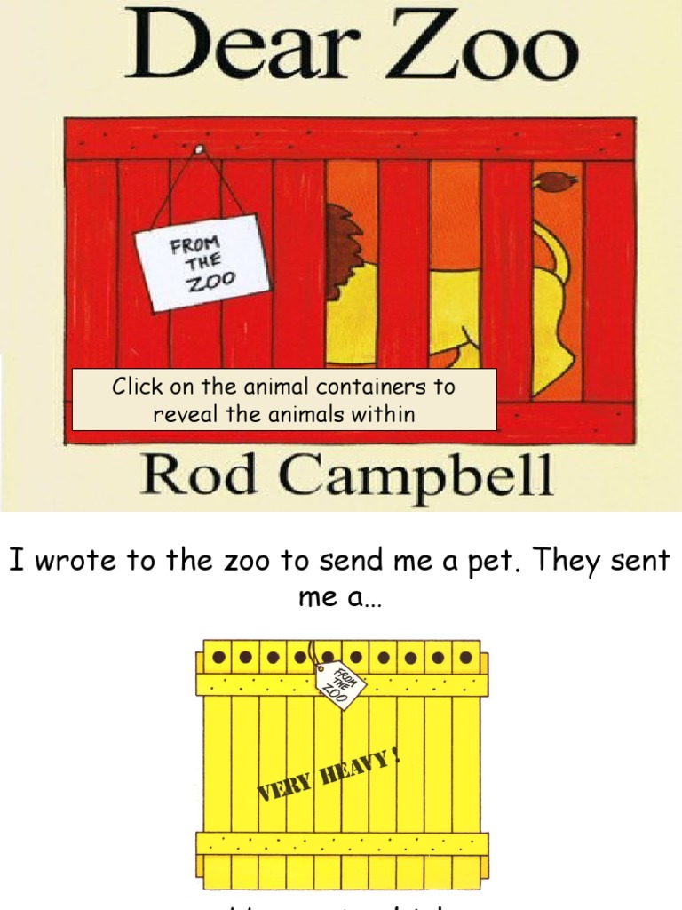 Dear Zoo | PDF | Animals And Humans | Organisms for Dear Zoo Printables Pdf Free Download