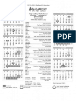 2015-16 School Calendar