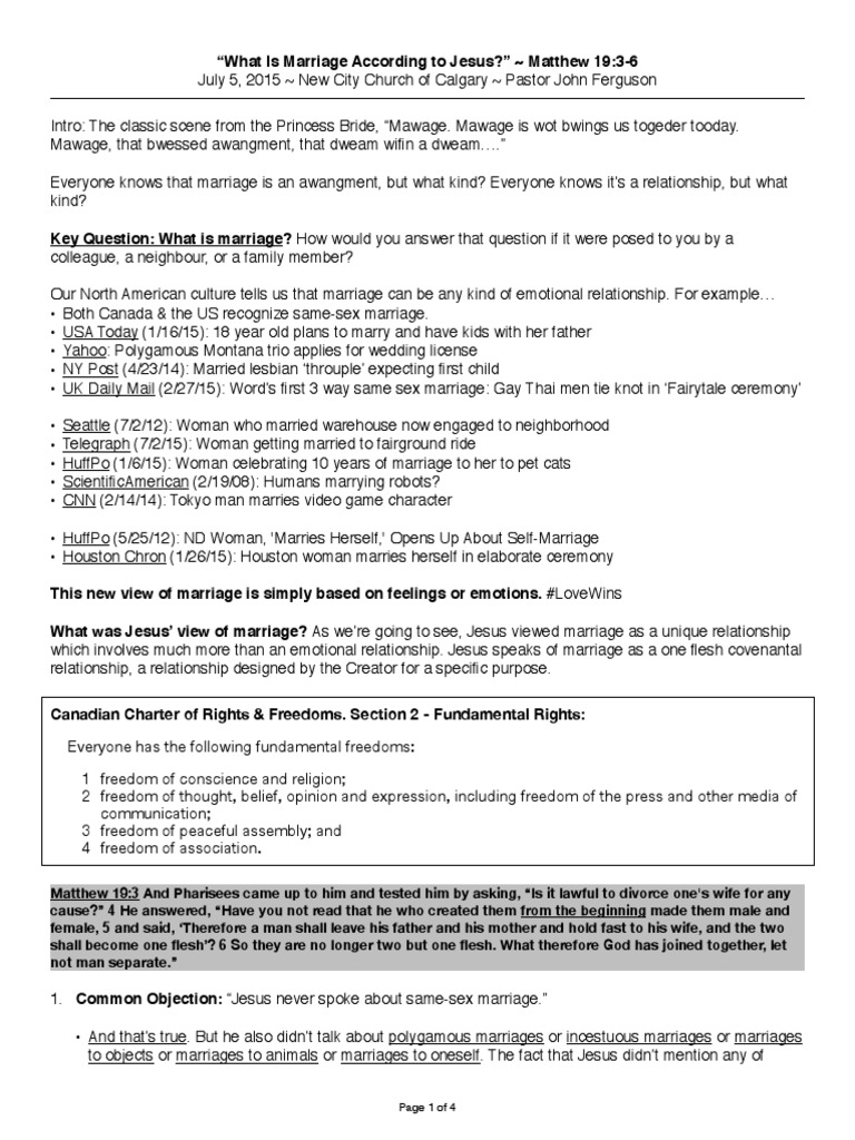 sermon-notes-what-is-marriage-according-to-jesus-matthew-19-3-6