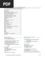 Cisco IOS Quick Reference Cheat Sheet 2.1