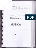 Historia de la Música desde sus orígenes hasta el siglo XX