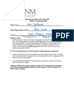 PHRM 771 Community IPPE Checklist PDF