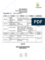 Carta Descriptiva PDF