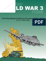 WW3 Rules - Gaming Rules 1955 To 2010 - Alienstar Publishing