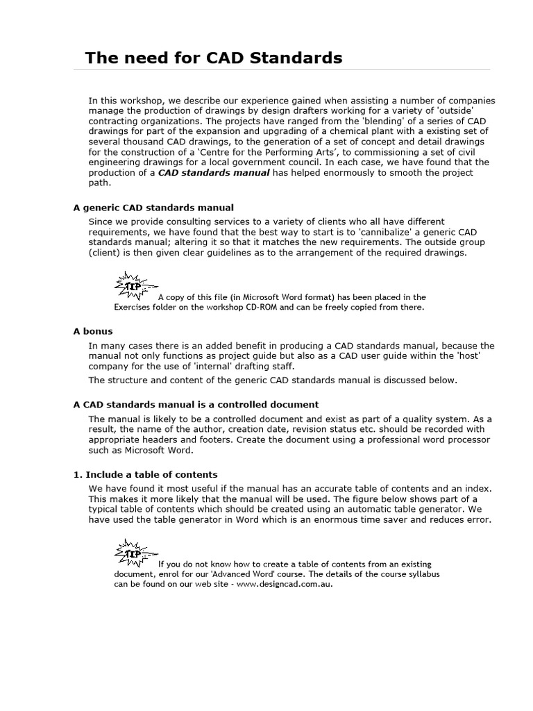 CADD Standards | PDF