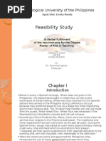 Feasibility Study Updated Finale