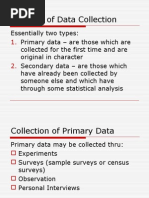 Methods Data Collection