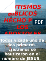 BAUTISMO BIBLICO HECHO POR LOS APOSTOLES II.ppt