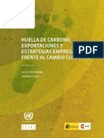 Huella de Carbono-Exportaciones