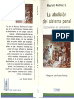 La Abolición Del Sistema Penal, Mauricio Martinez