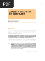 Analgesia Preempitiva Em Odontologia