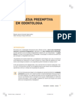 Analgesia preemptiva em odontologia: prevenção da dor pós-cirúrgica