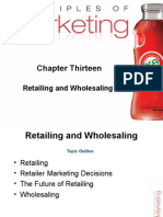 Chapter Thirteen: Retailing and Wholesaling