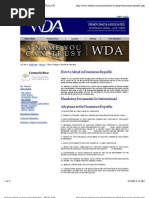 How to Adopt in Dominican Republic - WDALAW