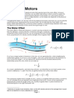 Workings of A Universal Motor