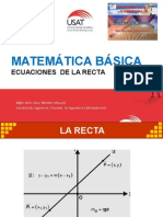 Ecuaciones de La Recta.