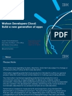 Chandrasekaran 0415 1540 Watson Developers Cloud Build a New Generation of Apps