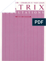 Matrix Computations (3rd Ed.,1996)