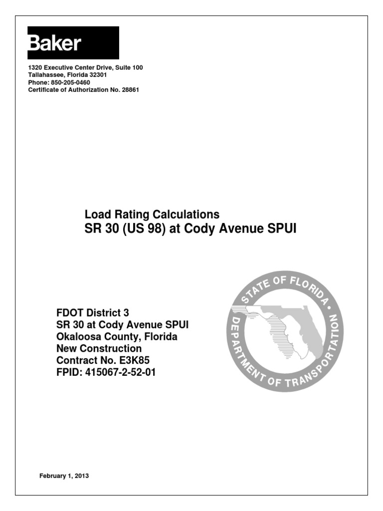 Bridge Load Rating.pdf Beam (Structure) Concrete
