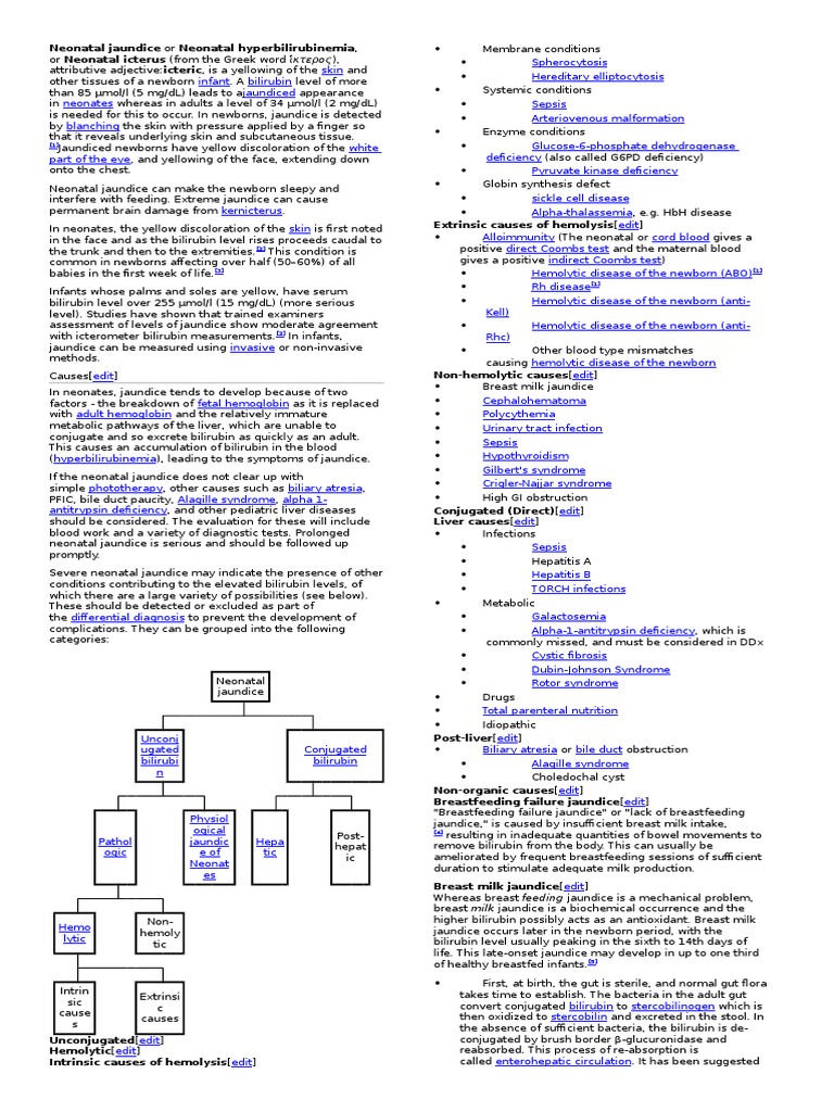 Neonatal jaundice essay image