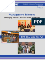 Brochures Management Sciences
