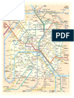 Paris Metro Map 2014